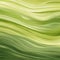 Abstract Green Landscape With Wavy Lines - Multilayered Nature-based Art