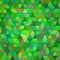 Abstract green multicolored triangle background