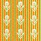 Abstract green orange pattern with cloth texture - digitally rendered seamles floral striped tile