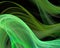 Abstract green silk background