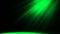 Abstract green spotlight with mistery smoke texture