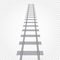 abstract grey color railway road on checkered background, ladder vector illustration