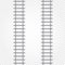 abstract grey color railway road on checkered background, ladder vector illustration