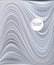 Abstract grey liquid flowing elegant waves graphic design. Smooth white silk wavy background.