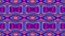 Abstract grid made out of linked chain segments changing colors in pink,purple,blue and others, 4k video