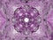 Abstract grunge dirty purple symmetrical pattern