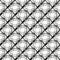 Abstract grunge lattice weave seamless vector pattern Fine brush interlocking woven background. Monochrome inky grid