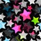 Abstract grunge stars seamless