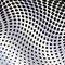 Abstract halftone wave