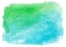 Abstract hand drawn watercolor background. Blue and green watercolored background.