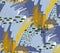 Abstract handdrawn modern seamless trend pattern.