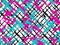 Abstract hatchings crosshatch design woven texture with chaotic dashes, chevron and zig-zag lines, plaid hatchings