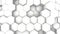 Abstract Hexagon Geometric Intro. Animated Surface Loop footage. Light hexagonal grid pattern background, randomly