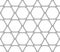 Abstract hexagonal rope pattern