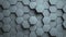 Abstract Hexagons Background Random Motion