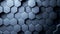 Abstract Hexagons Background Random Motion, 3d Animation