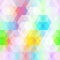 Abstract hipsters seamless pattern with bright pastel colored rhombus. Geometric background. Vector