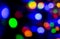 Abstract holiday background. Blurred spots of light