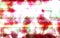 Abstract  horizontal background - fabric flowers in transparency