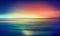 Abstract horizontal multicolour motion blur light line