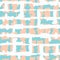 Abstract Horizontal Pastel Colored Tie-Dye Shibori Stripes Backrgound Vector Seamless Pattern