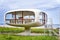 Abstract house as a wedding location on the Baltic Sea beach in Binz. Registry office on the island of RÃ¼gen. Mecklenburg-