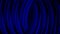 Abstract hypnotic background with glowing neon lines on black background. Animation. Intertwining black lines with