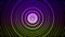 Abstract hypnotic colorful spiral. Animmation. Pulsating psychedelic circles with center. Colorful hypnotizing circles