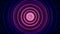 Abstract hypnotic colorful spiral. Animmation. Pulsating psychedelic circles with center. Colorful hypnotizing circles