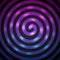 Abstract Hypnotic Spiral Neon Background