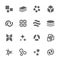 Abstract Icons. Set of 16 elements.
