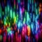 Abstract illustration of a neon light pattern creating a blurry pattern of shapes and colors. Generative AI