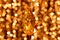 Abstract image Diamond decoration of the lines of crystal chandelier on gold light bokeh