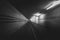 Abstract image of tunnel from one metro journey. Copenhagen Denmark