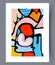 Abstract imagination contemporary postmodernism wall art print