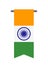 Abstract India Flag Sign. Vector Illustration. EPS10