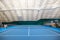 The abstract indoor tennis court