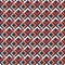 Abstract interlace vintage retro geometric isometric seamless pattern background