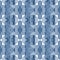 Abstract  intricate white and blue seamless pattern