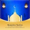 Abstract Islamic beautiful Eid Mubarak background