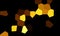 Abstract juicy mosaic or puzzle consists of yellow brown black polygons.
