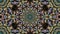 Abstract kaleidoscope background with fractal pattern.