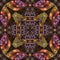 Abstract kaleidoscopic fractal pattern