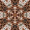 Abstract kaleidoscopic rose background