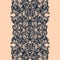Abstract lace ribbon vertical seamless pattern