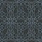 Abstract laced pattern with tangled lines. Light blue lace structure on dark grey background.