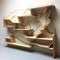 Abstract Landscape Wooden Book Shelf - Unique Iterations For Home Decor