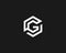 Abstract letter G vector logo icon design modern minimal style illustration. Hexagon alphabet emblem sign symbol mark