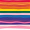 Abstract LGBTQ Wavy Blocks Flag Rainbow Lines Pride Trans Colours Generative AI