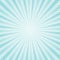 Abstract light Blue Turquoise rays background. Vector